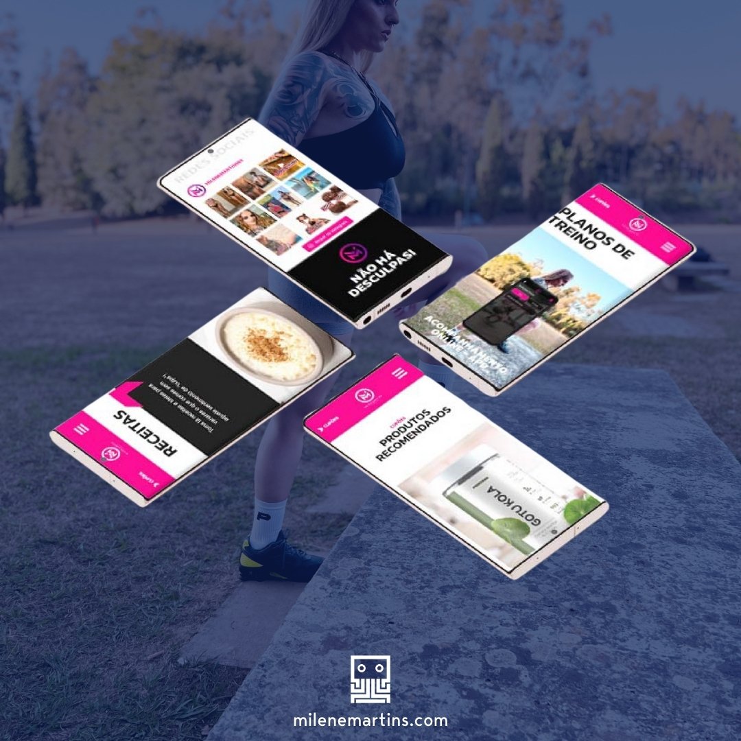 App e Website –  Milene Martins